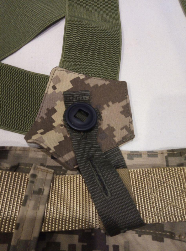 Підтяжки армійські на ґудзиках, ХАКІ+ПІКСЕЛЬ, ХАКІ-МУЛЬТИКАМ - фото №2