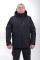Куртка тактична з каптуром SOFTSHELL ЧОРНА , на хутрі р. XL - фото