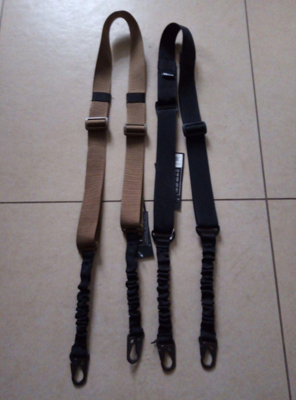 Ремінь двоточковий для АК .  Кол. КОЙОТ, ЧОРНИЙ - фото