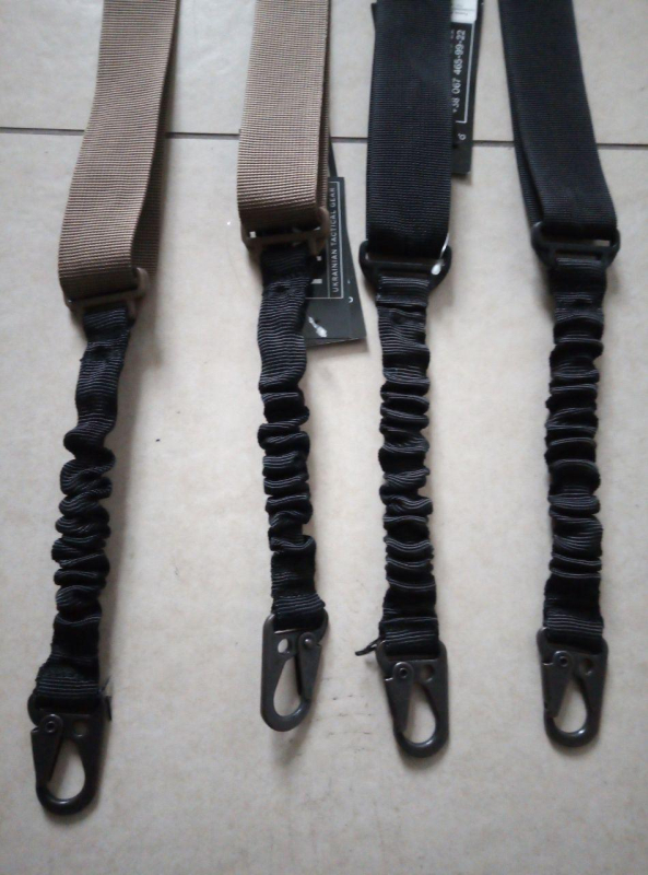 Ремінь двоточковий для АК .  Кол. КОЙОТ, ЧОРНИЙ - фото №2