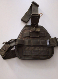 КОБУРА тактична НА СТЕГНО для ПМ з моллэ  ХАКІ, ЧОРНА - фото