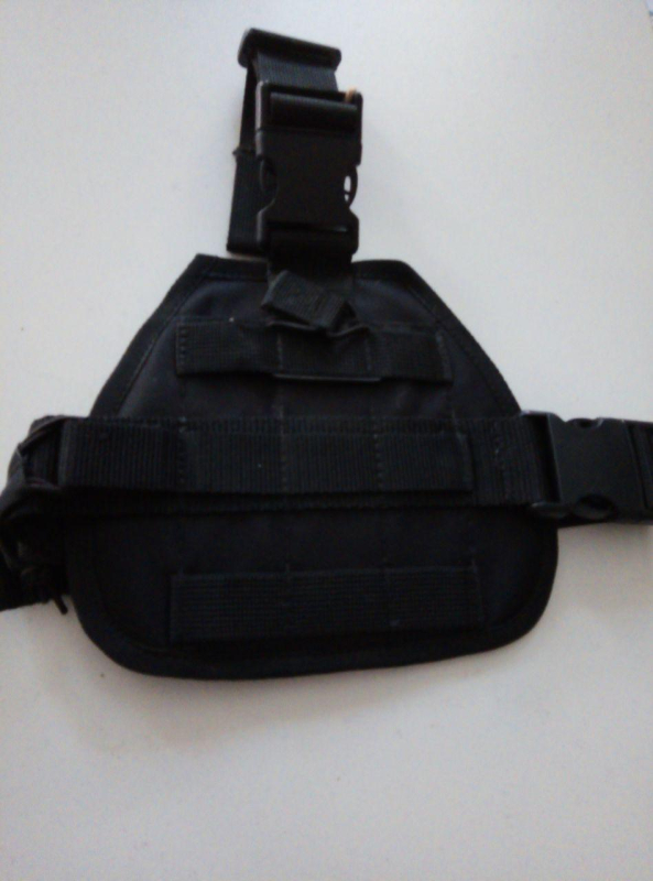 КОБУРА тактична НА СТЕГНО для ПМ з моллэ  ХАКІ, ЧОРНА - фото №2