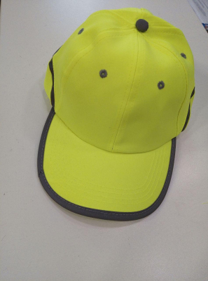 Кепка 6-клинна ЛІМОННА зі світловідбивними елементами - фото