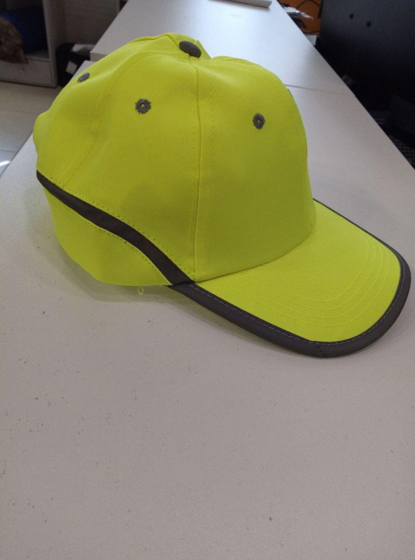 Кепка 6-клинна ЛІМОННА зі світловідбивними елементами - фото №2