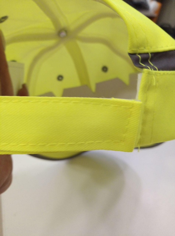 Кепка 6-клинна ЛІМОННА зі світловідбивними елементами - фото №3