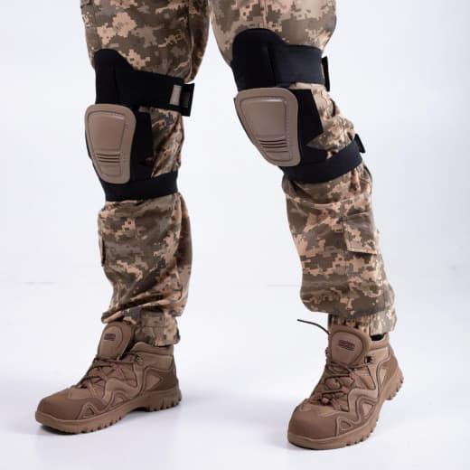 НАКОЛІННИКИ ТАКТИЧНІ з кріпленням - фото №2