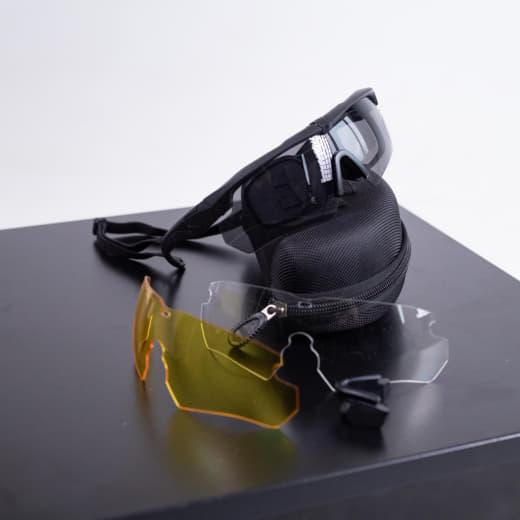 Окуляри тактичні з 3 змінними лінзами - фото №2