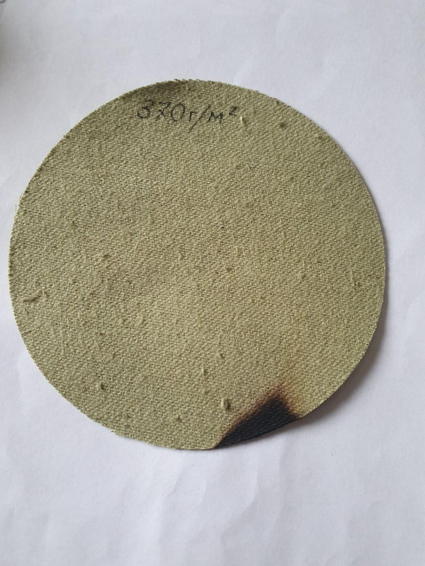 Тканина бавовняна з вогнетривким просоченням ОЛИВА, щільн..370 гм2, ш.135 - фото №2