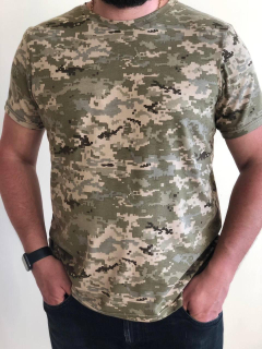 Футболка чоловіча ПІКСЕЛЬ ММ-14 великого розміру р.60 - фото