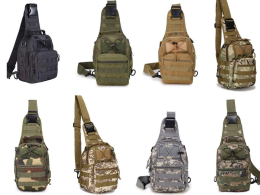 Сумка через плече тактична кольори ПІКСЕЛЬ сірий, МУЛЬТІКАМ - фото