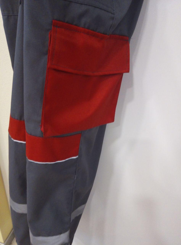 Напівкомбінезон робочий комбінований із СОЛ р. 56-58,60-62 - фото №4