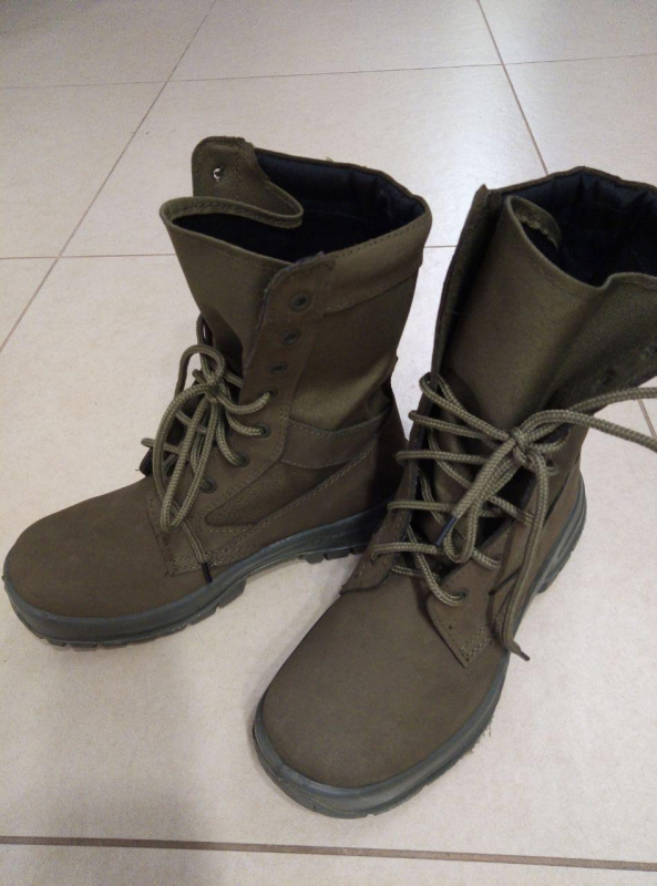 Берці ЗСУ ЛІТНІ  НУБУК+КОРДУРА, ОЛИВА. р. 40 - фото №2