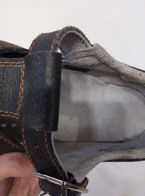 Сандалі робочі шкіряні р. 36,37 - фото №3