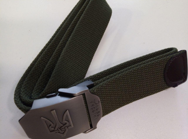 Ремінь поясний тактичний "ТРИЗУБ", ЧОРНИЙ - фото №2