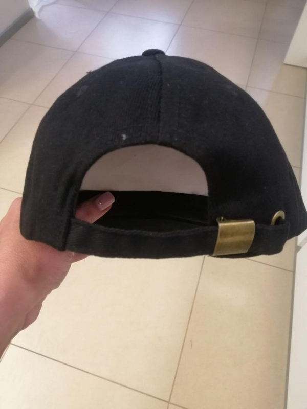 Бейсболка   ЧОРНА котон 6-ти панельна - фото №2