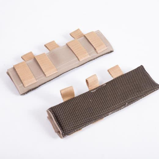 ДЕМПФЕР плечовий(ПАРА)   КОЙОТ, ЧОРНИЙ р.7.5х24 - фото №2