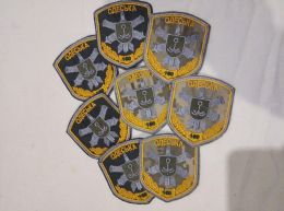 Шеврон 160 ОДЕСЬКА  бригада, на оливі тв пікселі - фото