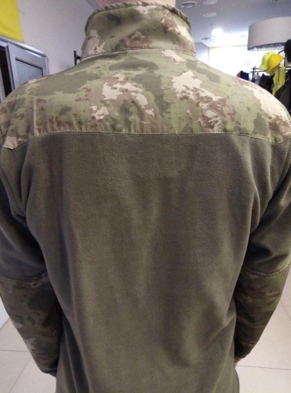 Кофта флісова комбінована WOLF ХАКИ р. 4ХЛ - фото №2