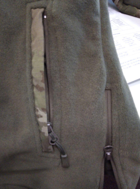 Кофта флісова комбінована WOLF ХАКИ р. 4ХЛ - фото №5