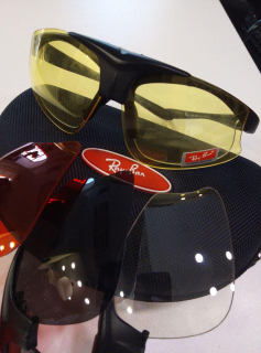 Окуляри тактичні з 4-ма змінними лінзами, Ray-Ban - фото