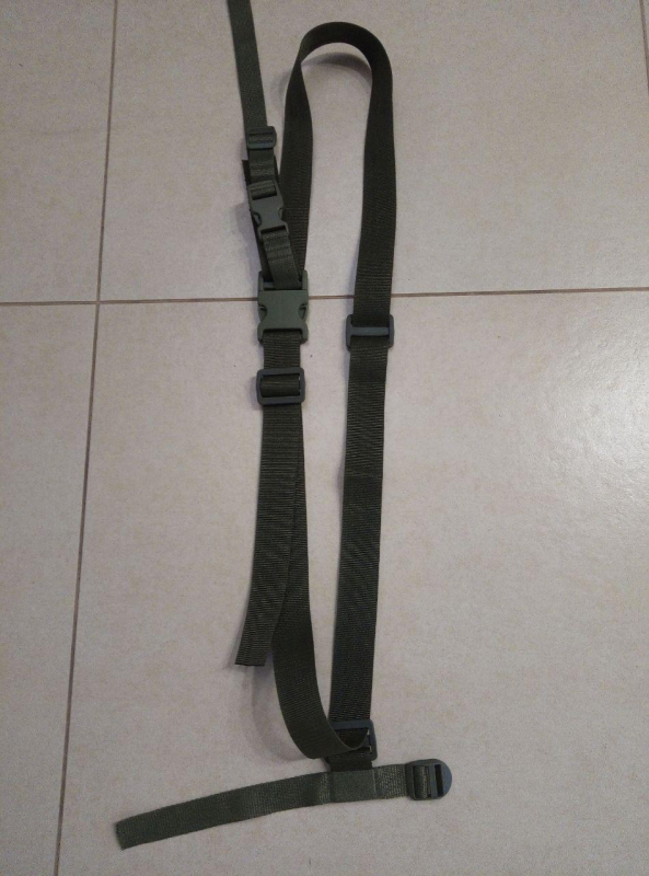 Ремінь трьохточковий для АК. Колір ХАКІ - фото №2