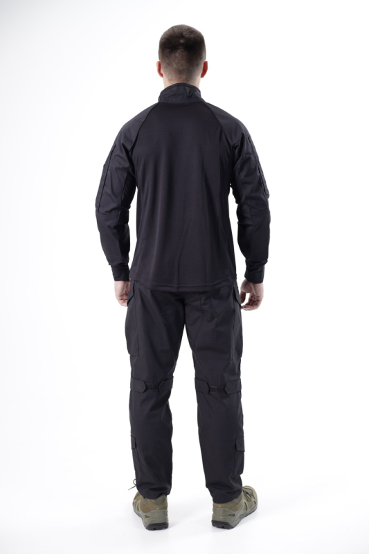 Сорочка тактична UBAX з довгим рукавом ЧОРНА р. 46(2,4);50(4,6);54(4,6);58(4,6) - фото №2