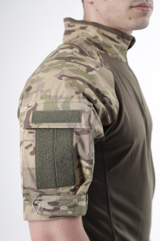 Сорочка тактична UBAX з коротким рукавом МУЛЬТИКАМ+ОЛИВА р.46 (зріст2,4);50(зріст 4,6); 54(рост 4,6) ; 58(4) - фото №3