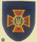 Шеврон ДСНС УКРАЇНИ нарукавний темно-синій р.8х9 - фото