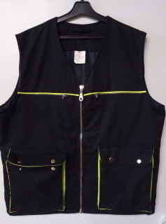 Жилет чоловічий  ЧОРНИЙ, на підкладці, р.48-50, 52-54 - фото
