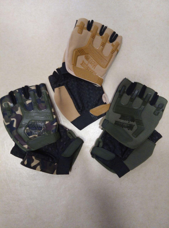 Рукавички армійські безпалі  MECHANIX, камуфляж КАМО р.ХЛ - фото №2