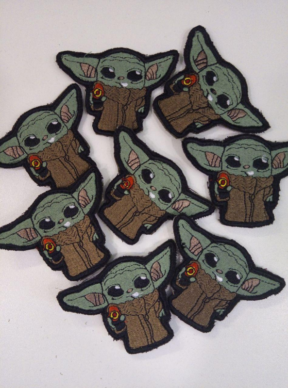 Шеврон вишитий ЙОДА - фото