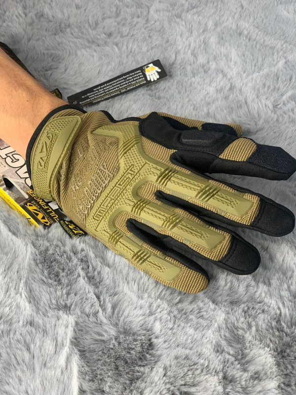 Рукавички ТАКТИЧНІ повнопалі MECHANIX M-PACT КОЙОТ р.ХЛ - фото №2