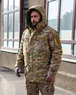 КУРТКА зимова вітровологозахисна ВСУ рис. МУЛЬТИКАМ р.54\4 - фото