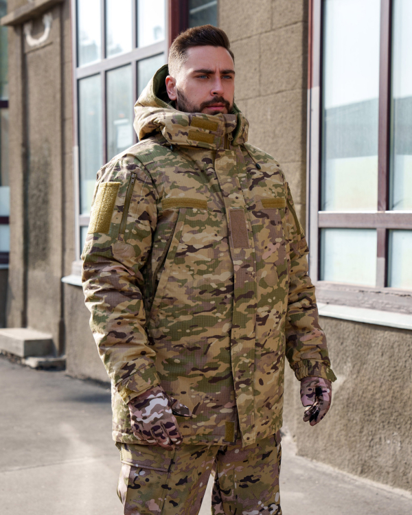 КУРТКА зимова вітровологозахисна ВСУ рис. МУЛЬТИКАМ р.54\4 - фото №2