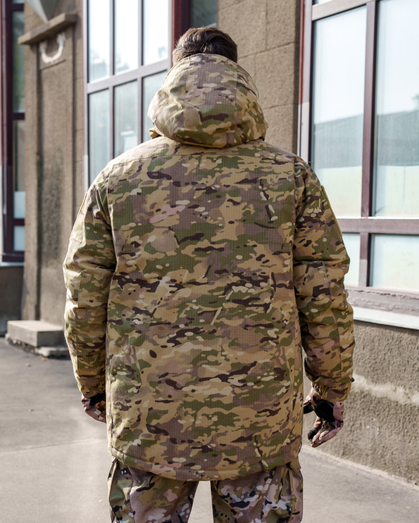 КУРТКА зимова вітровологозахисна ВСУ рис. МУЛЬТИКАМ р.54\4 - фото №3