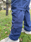 Штани утеплені SOFTSHELL, СИНІ р. 48/170, 50, 52,56 ( зріст 176) - фото №2