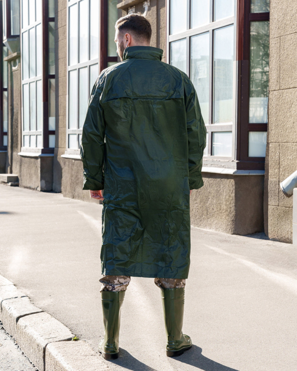 ПЛАЩ вологостійкий  ХАКІ р.Л,  ХЛ, 2ХЛ,3ХЛ - фото №3