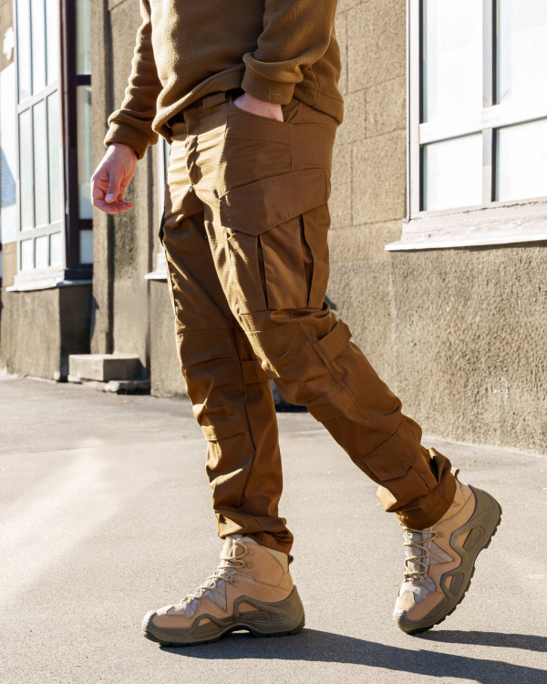 Штани тактичні з наколінниками. КОЙОТ р. 48/4, 50/6, 52\4, 54\6, 56\4,58\6,60\4 - фото №2