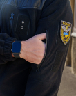 КОФТА ФЛІСОВАНА тактична комбінована ЧОРНА р.42, 44,46,48,50,52,54,56,58,60 - фото №4