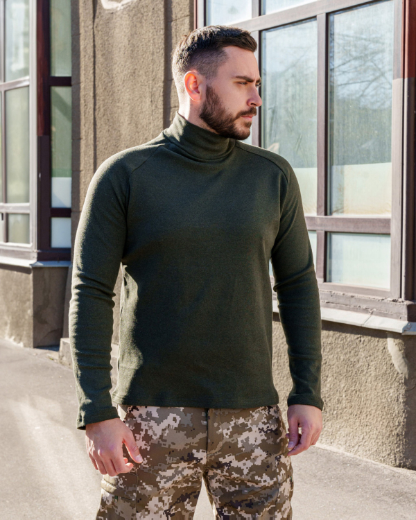 Гольф армійський  утеплений  з начесом , ХАКІ  р. М - фото