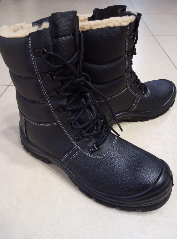 Черевики робочі утеплені з високими берцями на ПУ підошві, ТАЙГА р. 41 - фото