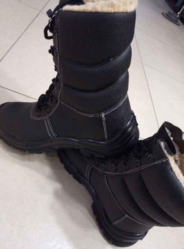 Черевики робочі утеплені з високими берцями на ПУ підошві, ТАЙГА р. 41 - фото №2