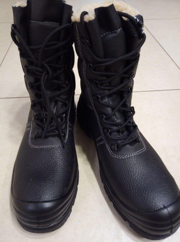 Черевики робочі утеплені з високими берцями на ПУ підошві, ТАЙГА р. 41 - фото №3