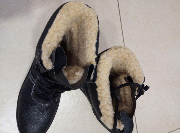 Черевики робочі утеплені з високими берцями на ПУ підошві, ТАЙГА р. 41 - фото №4