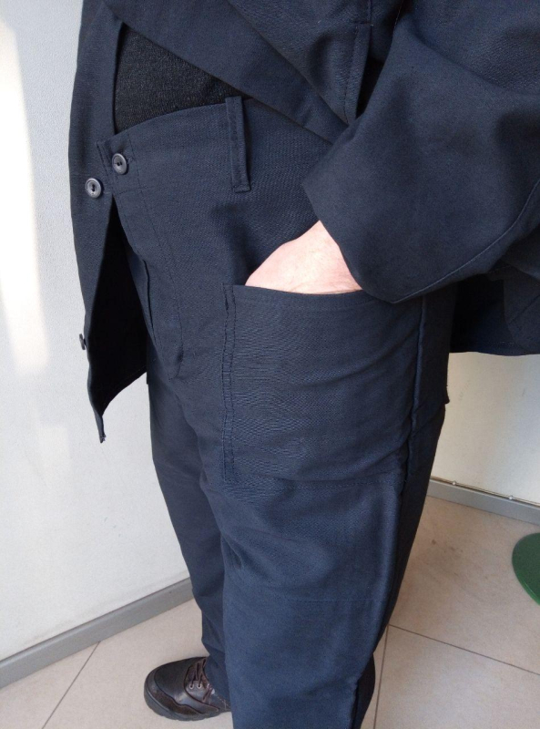 Костюм зварника вогнестійкий МОЛЕСКІНОВИЙ посилений р. 44-46, 48-50, 60-62 - фото №4