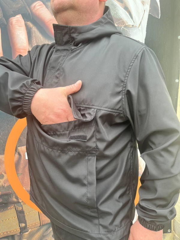 Куртка АНОРАК, ЧОРНИЙ р. 46,50,54, 56,60 - фото №2