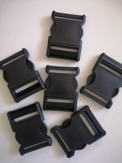 Карабін сумочний ЧОРНИЙ поліамідний , 5 см - фото