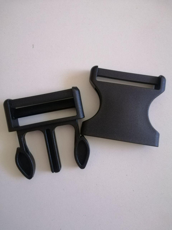 Карабін сумочний ЧОРНИЙ поліамідний , 5 см - фото №2