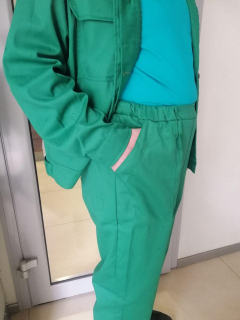 Штани робочі літні "ЗЕЛЕНСТРИЙ" р.56-58(3/4) - фото