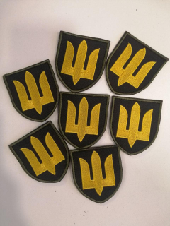 Шеврон вишитый  ГЕРБ ТАНКОВИХ ВІЙСЬК  України - фото